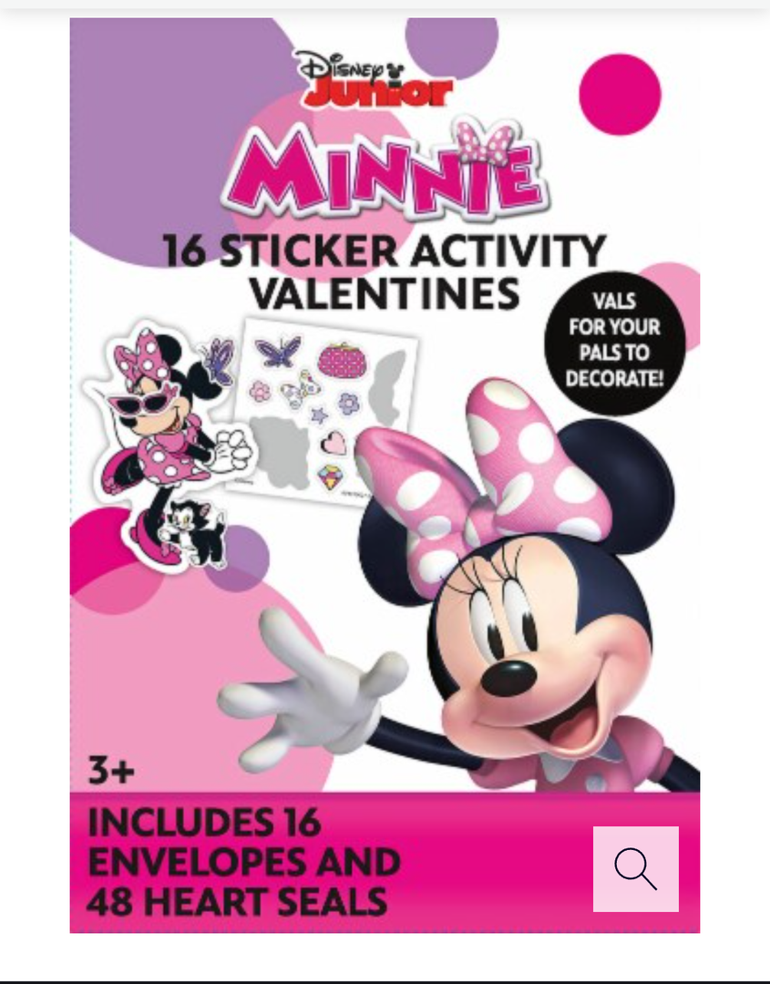 Valentine's Activity Stickers Pack of 2