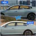 Tape-On Window Visors Rain Guards for 2025 2026 Kia K4, Window Deflectors, Reduce Wind Noise & Weather Protectionr for 2025 2026 Kia K4 Accessories (4 PCS)