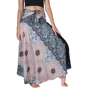 Long Skirts for Women Maxi Boho Skirt Floral Print, One Size