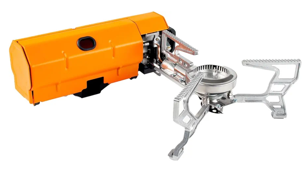 GSI Outdoors Selkirk 270 Butane Stove – Lightweight, Compact Camping Stove with High-Output Burner, Wind Guard, and Piezo Ignition for Outdoor Cooking