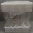 Gerrii 12 Pack Glass Cylinder Vases, Tall Clear Flower Vase for Centerpieces, Hurricane Floating Candle Holder Bulk for Wedding Table Home Formal Dinners Party Decor(6 x 3.35 Inch)