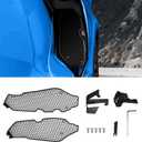 2PCS Upgrade Side Intake Mesh Grilles Insert,OEM Style Aluminum Driver and Right Passenger Side Radiator Air Intake Vent Guards Mesh Set Accessories for Corvette C8 Stingray Z51 2020+