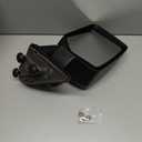 Side View Mirror Fits for Jeep Patriot 2007-2013.Black Power Adjustment(Glass), Manual Folding Driver Side