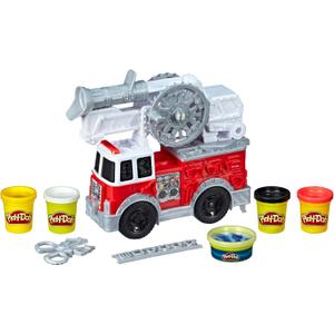 Play-Doh Wheels Fire Truck Toy Vehicle Set, 5 Cans, Preschool Toys for 3 Year Old Boys & Girls & Up, Imagination Toys