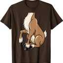 Reindeer Shirt Adult Kids Men Women Brown Deer Costume T-Shirt