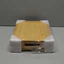 Couch Cup Holder with Lid, Silicone Bed Caddy with Cup Holder, Bed Organizer for Drinks, Snacks, Remotes, Bamboo Couch Caddy for Sofa, Bed and Car(Dark Grey)