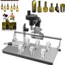 Smasener Wine Bottle Cutter,Glass Bottle Cutter Set, Wine Bottle Cutter Tools, Curved Glass Cutting Tool for Round and Square Bottles, [Stainless Steel 420]Bottle DIY Craft Kit