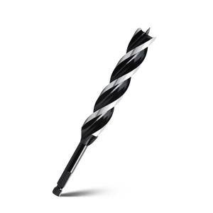 1-1/8" x 10" Auger Drill Bit for Wood, Hex Shank Tri Flute Ship Auger Long Drill Bit for Soft and Hard Wood,Tree Stump,Plastic,Drywall and Composite Materials