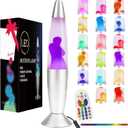 Liquid Motion Lamps with Remote 17 Color Changing Night Light 16 Inch LED Table Lamp Relaxing Liquid Light for Kids Adults Teens Room Decor Light Mood Lamp Classic Christmas Birthday Gift (Large)