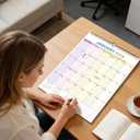 4 x 2026 Wall Calendar  18-Month Planner from January 2026 to June 2027, Stylish Monthly Planner for Home & Office Use (11"W x 14"H)