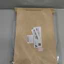 50 Pack Paper Bread Bags for Homemade Bread, 7x311 Inches Resealable Tin Tie Tab Bakery Bags with Window for Round Sourdough, Cookies, Loaves, Bagels