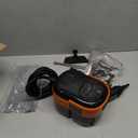 Steam Cleaner for Home & Car-Portable Handheld Steamer for Cleaning with 3-Level Handle, 15s Heat-Up, Large Tank, 16 Accessories - Clean Grease, Grout, Tile, Floor, Couch, Dirt, Furniture (Orange)