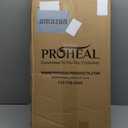 ProHeal Medical Overbed Table with Wheels and Adjustable Height - Gray Rolling Over Bed Table for Home and Hospital Use (Grey)