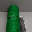 Plastic Garden Fence 5x100 FT Deer Fence Netting, Temporary Mesh Fencing Animal Barrier for Deer, Chicken, Poultry, Pet, Wildlife, Garden Bird Netting for Plant Fruit Tree Vegetable Protection (Green)