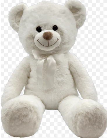 Holiday Home Jumbo Bear Plush - White, 36 in (Cream)
