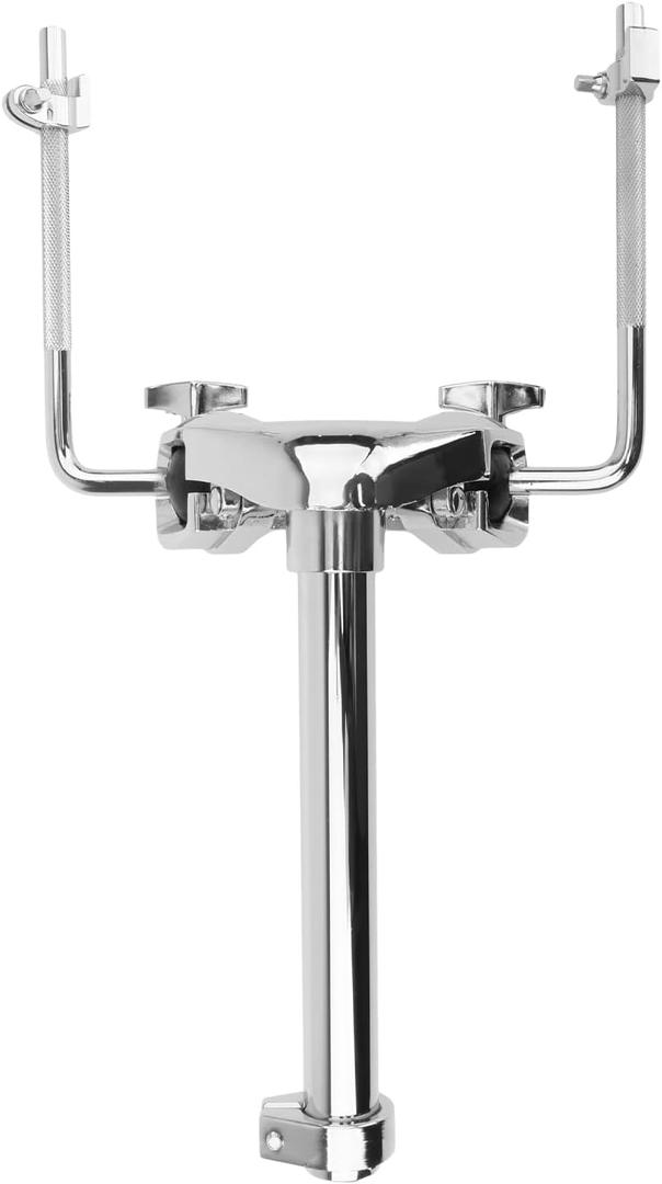 Tom Drum Holder Drummer Musical Performance Hardware Sturdy Durable Strong Stable Bracket for Tom Drum Instrument Accessories DIY Parts , Double Tom Holder