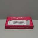 SINGARO Car Sun Visor Vanity Mirror - Rechargeable Makeup Mirror with 60 LEDs, 3 Light Modes & Dimmable Touch Control for Cars, Trucks, SUVs, Car Interior Accessories for Women (Black) (1PCS)