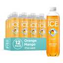 Sparkling Ice, Orange Mango Sparkling Water, Zero Sugar Flavored Water, with Vitamins and Antioxidants, Low Calorie Beverage, 17 fl oz Bottles (Pack of 12) (EXP 09/23/26)