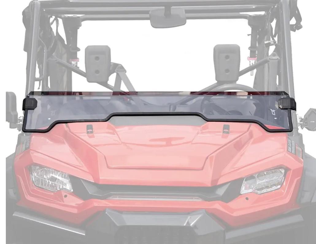 HAKA TOUGH Utv Front Half Windshield for Pioneer 1000|1000-5 2016-2023 ,Hard Polycarbonate Scratch Resistant Windshield with Vents for Pioneer 1000 5 Accessories