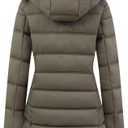 TYBBNY Women's Winter Coat Waterproof Long Puffer Jacket with Detachable Hood-Thermal Insulated Parka, Fleece Lined for Extreme Cold, Daily Commute & Outdoor