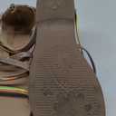 Vonair Girls Sandals Strappy Gladiator with Zipper Comfort Summer Shoes Gold US 4