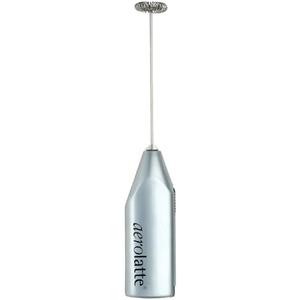 Aerolatte Steam-Free Milk Frother, Satin Finish, 18/8 Stainless Steel Whisk, BPA-Free Plastic Housing, Batteries Included