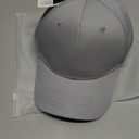 Zylioo Men's Baseball Cap with Closed Back, Non Adjustable Fitted Caps for Big Heads, Stretchy Baseball Hats (Gray, XL-2XL)