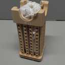 Montessori Game Wooden Board Game, 42 Colorful Wooden Sticks Dice Game Math Educational Toys for 3 4 5 6 Years Old, Fine Motor Skills Toys & Counting Toy Family Game Travel Toys Gifts for Kids