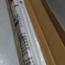UNISHADES no Drill Cordless Roman Shades for Windows, 46" W 64" H - 100% Blackout - Linen - Beige