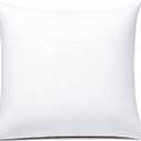 JIEITIVE Throw Pillow Inserts Hypoallergenic Premium Pillow Stuffer Square Form for Decorative Pillow Covers Cushion Set of 1-18 x 18 Inches