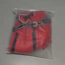 Dog Winter Coat with Harness Built-in | Waterproof Dog Jacket with Zipper & Fleece Lining | Reflective Cold Weather Coat for Small Medium Large Dogs (Red)