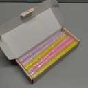 10 Inch Multi-Color Spiral Taper Candles for Home Decoration, 12 Pack Cream Candlesticks for Dinner Party Wedding Holiday