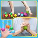 Sotiff 100 Pcs Stress Balls Bulk for Adults Colorful Foam Stress Relief Gift Toys with Motivational Quotes Squeeze Balls for Office Relief Employee Appreciation(Ten Colors,Inspirational)