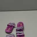 QUMY Dog Shoes for Large Dogs, Medium Dog Boots & Paw Protectors for Winter Snowy Day, Summer Hot Pavement, Water-Resistant in Rainy Weather, Outdoor Walking, Indoor Hardfloors Skid-Resistant Sole (Size 4: 2.2''x2.6''(W*L) (Pack of 4))