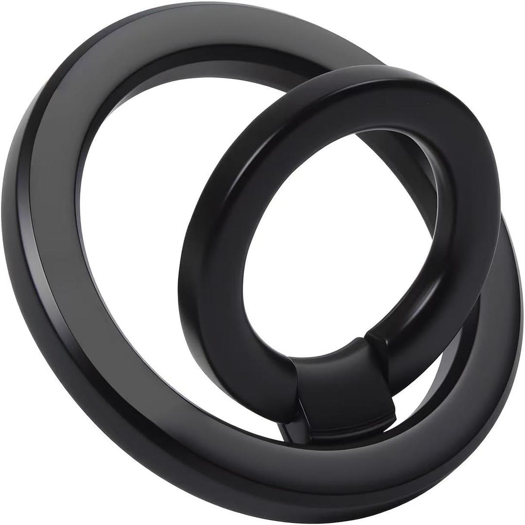 Magnetic Phone Ring for MagSafe Grip [Super Magnet] Stylish Twinkle Ring Holder Stand with, Mag Safe Accessory for iPhone 16/15/14/13 Pro Max Plus