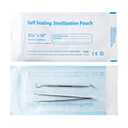 Annhua 5.3 x 11" Self-Sterilization Pouches 100 PCS Self Seal Sterilizer Bags, Used for Dentist Tools, Beauty Toolkits and Nail Tools