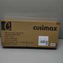 Cusimax Portable Electric Stove For Cooking With 1800w Power Temperature Control,Double Electric Hot Plate,Ceramic Glass Infrared Burner For All Cookware And Home, Dorm, Rv(Sliver)