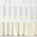 Lush Decor Ruffle Crib Skirt, 16" Drop, Ivory