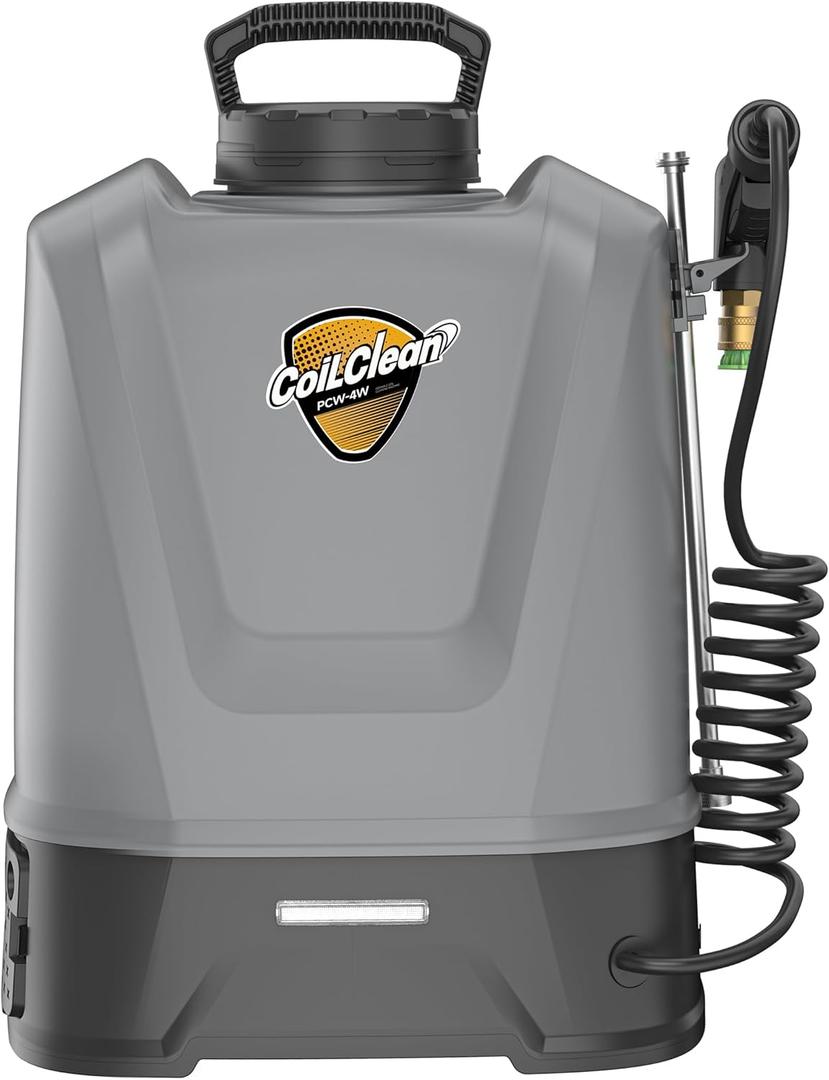 ZPB140 Portable Pressure Washer with 3.5 Gallon Water Tank, Port A Blaster HVAC Coil Cleaning, Coil Jet Cleaner for ac Unit 120V 80W for Indoor or Outdoor, Flow Rate 4L/min