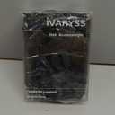 IVARYSS Scrunchies for Hair Sleep, Premium Satin Soft Than Silk for Women Curly Hair, Cute Bands Ties for Girls Thin | Thick Hair Styling, 12 Pack, Black