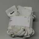 Nike Unisex Adult Everyday Cushioned Training Crew Socks (6-Pack) | Mens and Womens, L