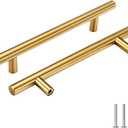 Goldenwarm 15 Pack Gold Cabinet Pulls - Gold Cabinet Handles 5 inch, Fade-Resistant Surface - Dresser Pulls Kitchen Hardware for Cupboard Furniture and Drawer