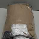 Pleated Linen Curtains 96 Inches Long for Living Room 2 Panel Set Semi Sheer Light Filtering Pinch Pleat with Rings Hooks Drapes Boho Farmhouse Rustic Light Brown Tan Latte Curtain Bedroom Window