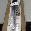 28.3" Battery Operated Wall Sconces Set of Two, 3 Color Dimmable, 15000mAh Rechargeable Wall Sconces Set of 2 with Remote Control, Wireless Wall Lights for Bedroom, Living Room, Hallway (Black)