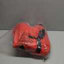 ZOBER 600D Oxford Fabric Rolling Christmas Tree Storage Bag - Fits 7.5 Ft Artificial Trees - Waterproof Christmas Tree Bag For Storage Box For Xmas, Durable Handles and Wheels - Card Slot - Red