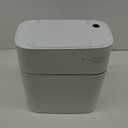 JOYBOS Trash Can with Lid Automatic Garbage Can, 3.8 Gallon Slim Small White Plastic Smart Trash Bin, Narrow Motion Sensor for Bedroom, Bathroom, Toilet Office