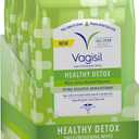 Vagisil Wipes for All Over Cleaning, Health Detox, Formulated with Essential Oils, 20 Wipes in a Re-Sealable Pouch (Pack of 3)