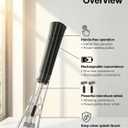 Milk Frother Handheld Rechargeable, Low Noise Electric Coffee Frother Wand with Stand, Stainless Steel Shaft, Anti-Accidental Start, 2 Double Coil Whisks, Kitchen Gifts