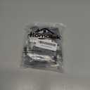 HOMOTEK 8 Pack Drive in Ball Catch with Strike Plate for Closet Doors, Black, 13/ 16 Inch x 1-1/ 8 Inchs, Die-cast, Adjustable Tension Ball