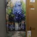 Framed Vertical Forest Path Landscape Wall Art for Living Room, 20x40 Inch
